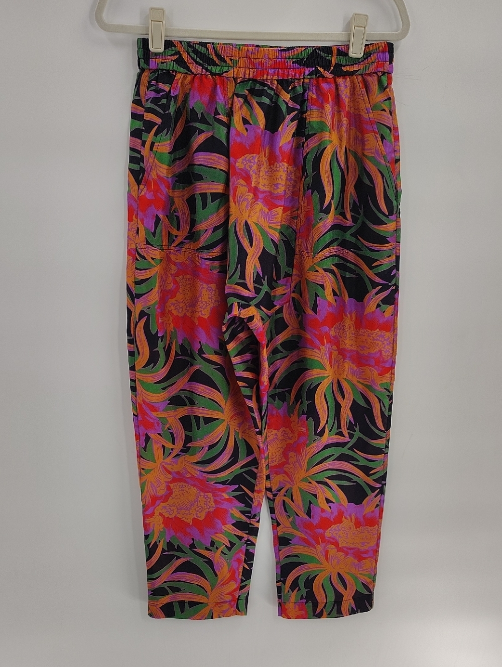 Raquel Allegra Fez Tracker Tropical Boho Maximalist Resort Multicolor Silk